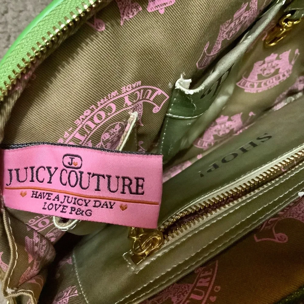 Juicy pink and green small  pet carrier bag with strap preowned